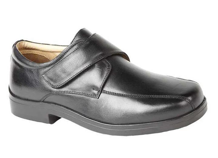 Mens Wide Fit Roamers M435A Shoes - Image 5
