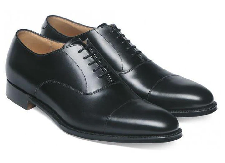 Mens Wide Fit Cheaney Lime Oxford Shoes - Image 3