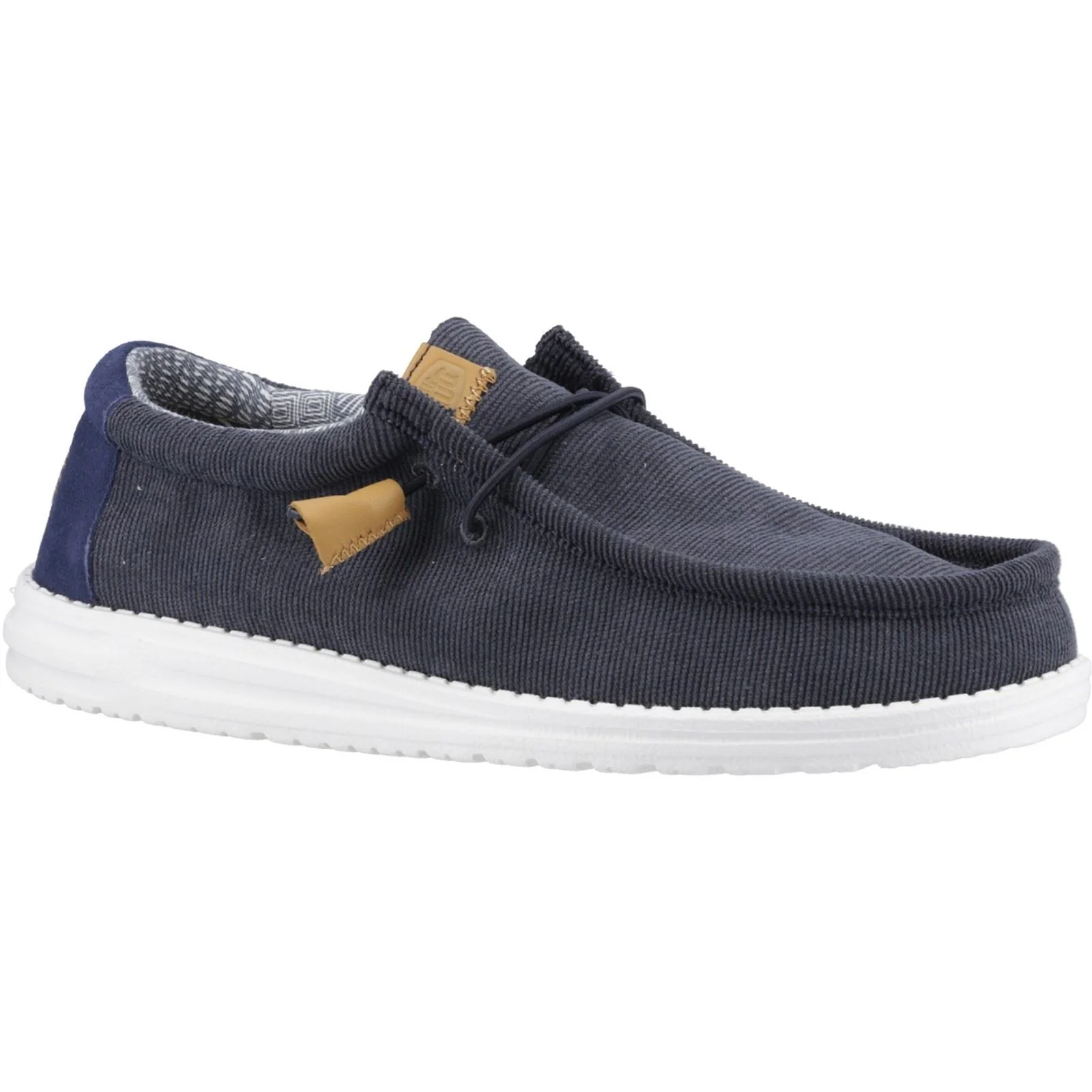 Men's Heydude 40163 Wally Corduroy Classic Slip On Shoes - Navy - Image 3