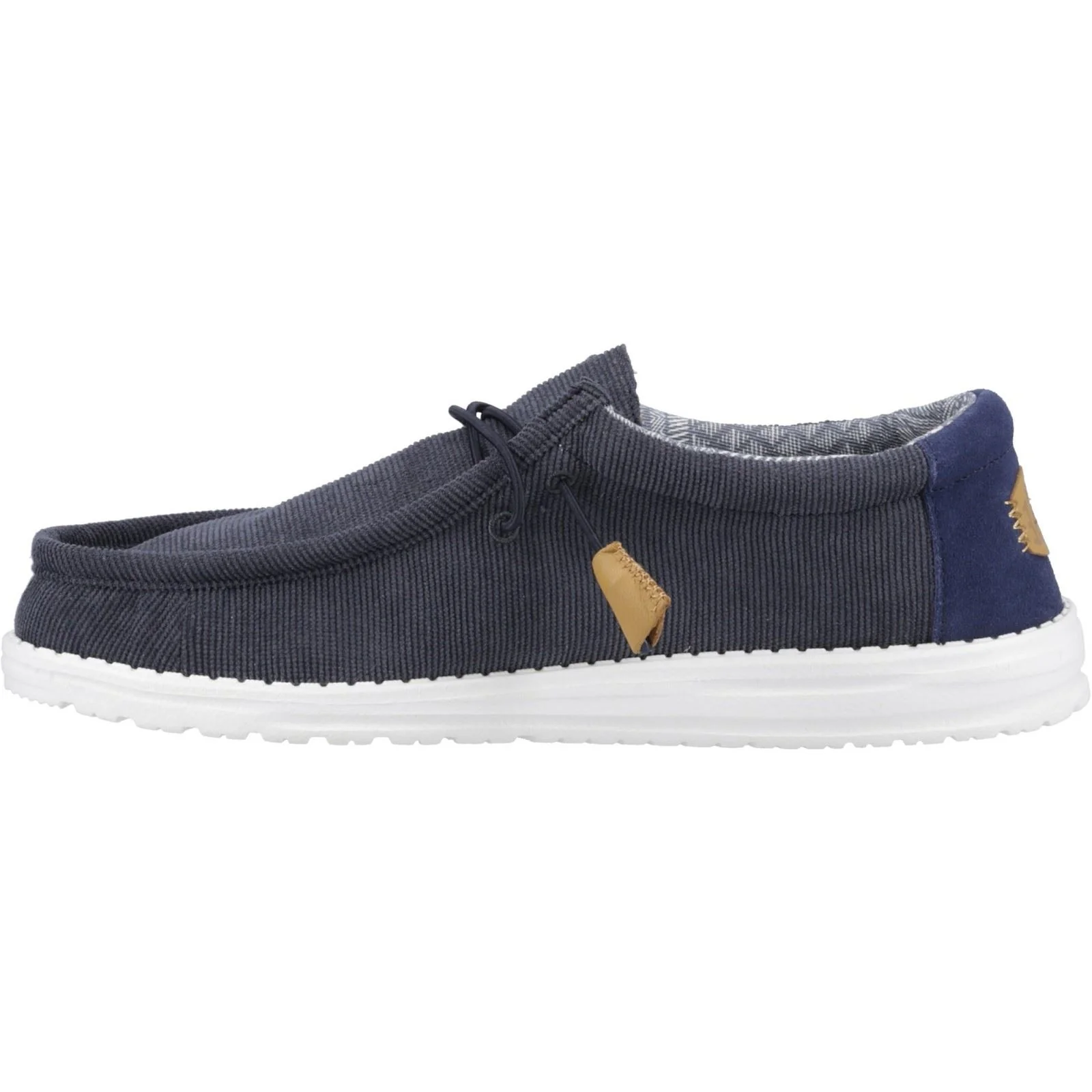Men's Heydude 40163 Wally Corduroy Classic Slip On Shoes - Navy - Image 5