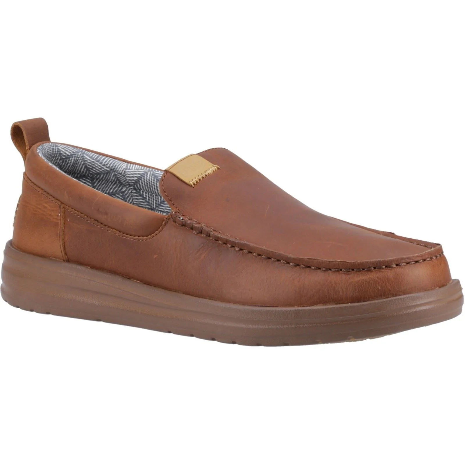 Men's Heydude 40173 Wally Grip Moc Craft Leather Shoes - Image 3