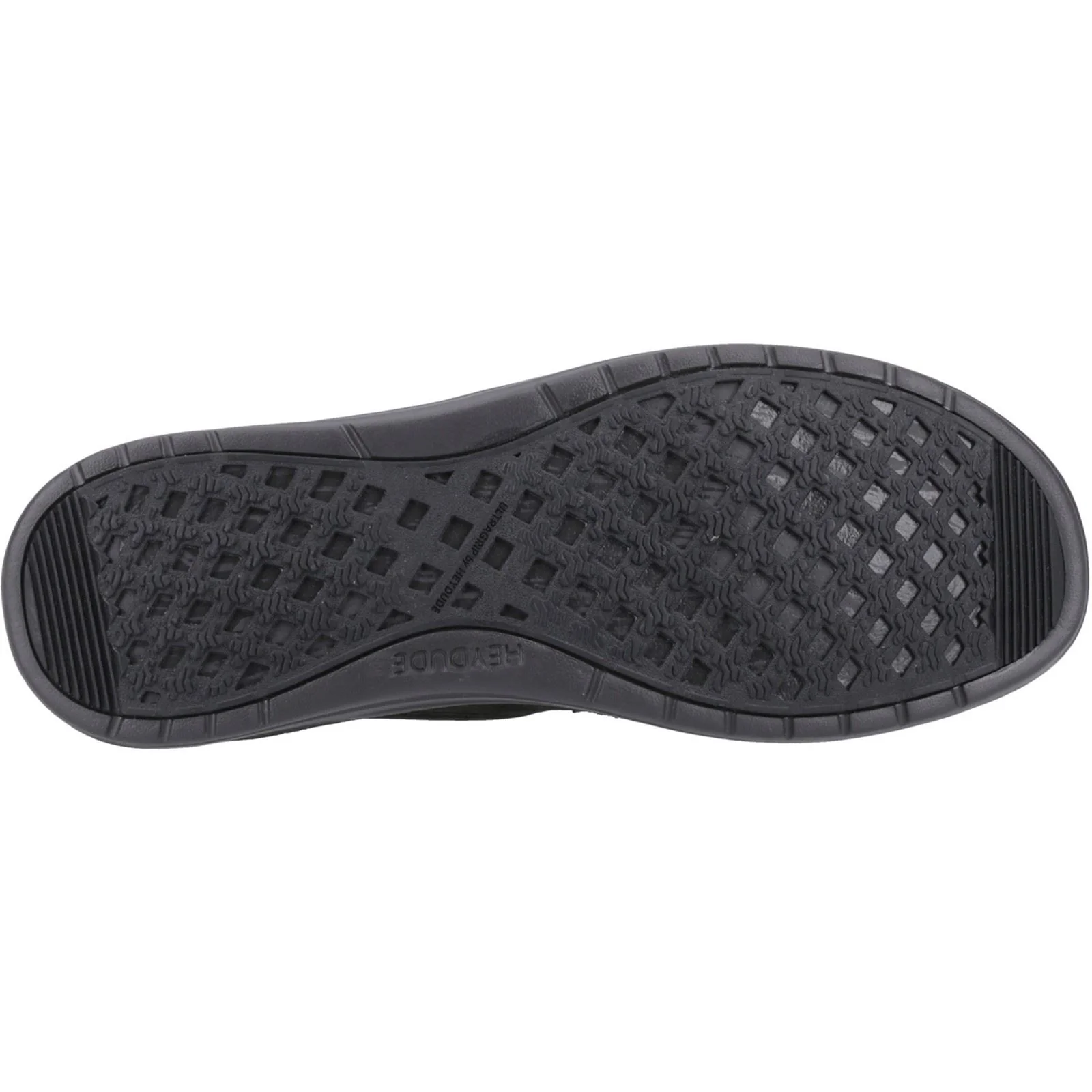 Men's Heydude 40173 Wally Grip Moc Craft Leather Shoes - Black - Image 6