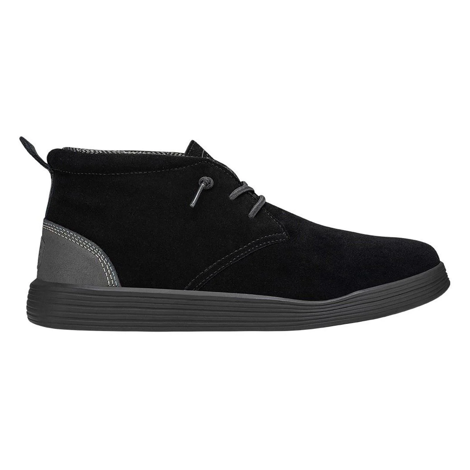 Men's Heydude 40605 Jo Slip On Boots - Jet Black - Image 2
