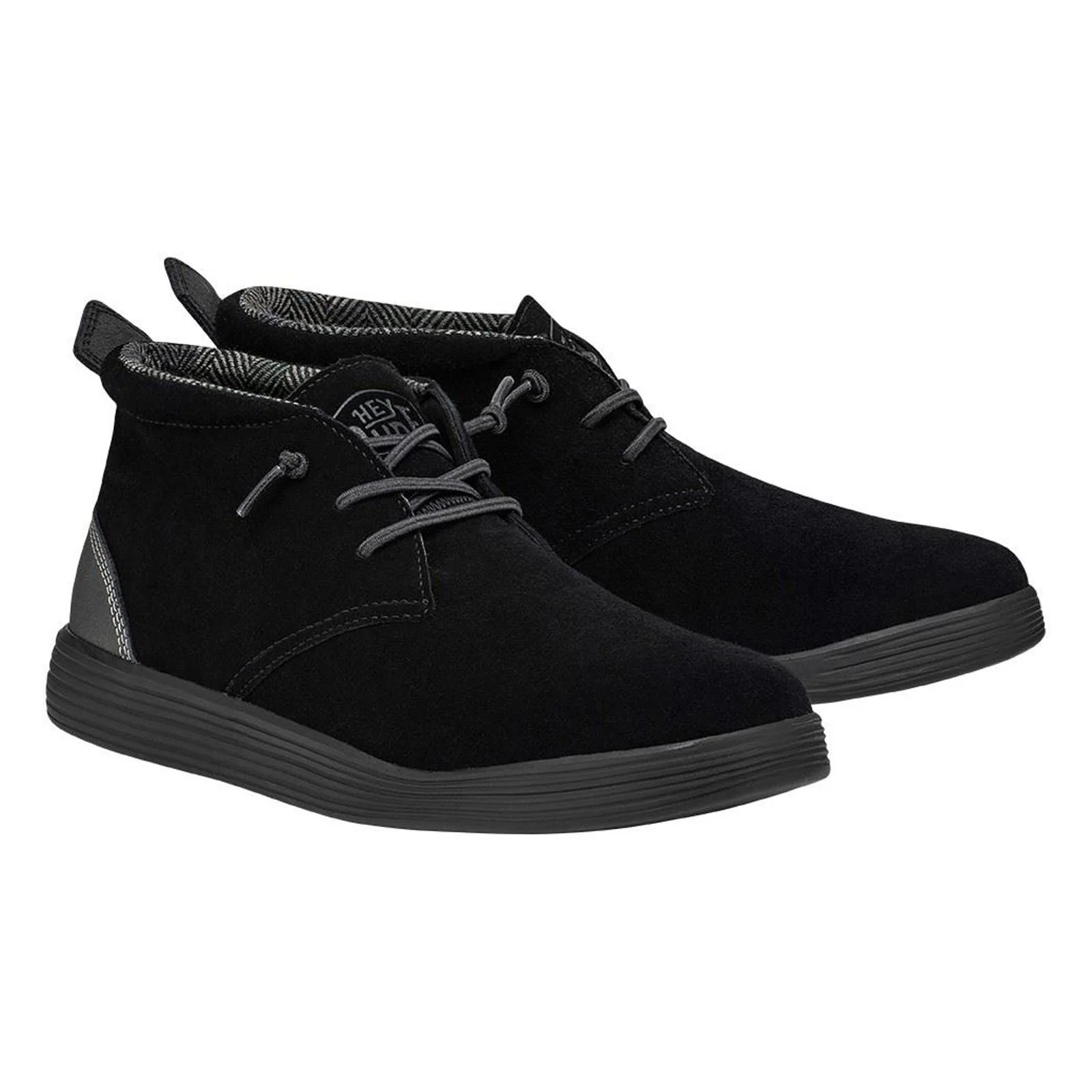 Men's Heydude 40605 Jo Slip On Boots - Jet Black - Image 3