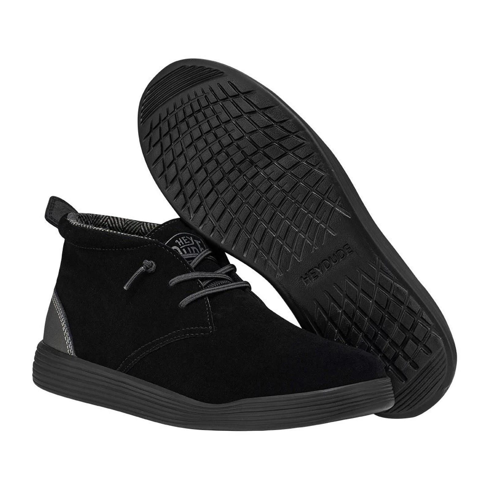 Men's Heydude 40605 Jo Slip On Boots - Jet Black - Image 6