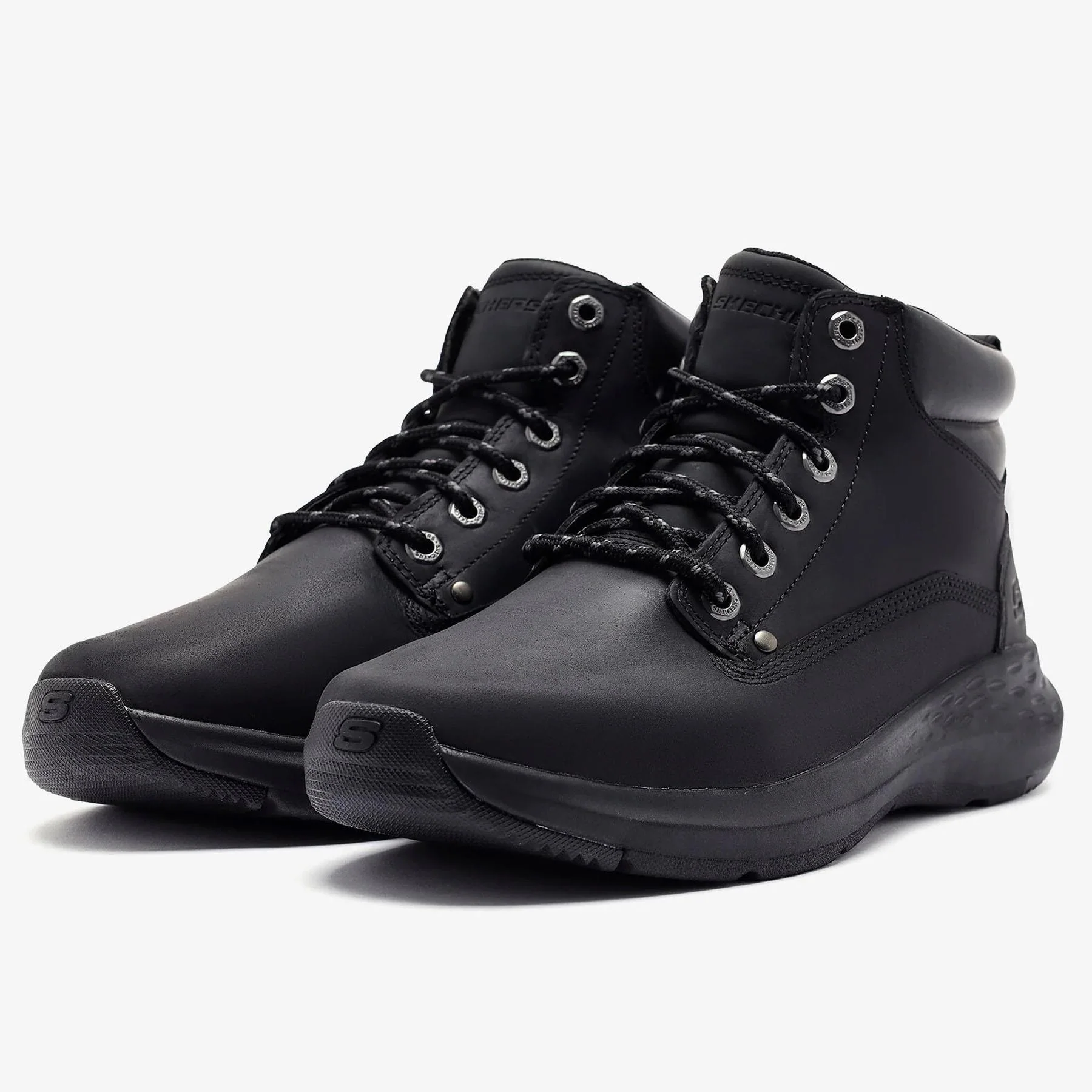 Men's Relaxed Fit Skechers 205175 Parson Ederic Boots - Black - Image 4