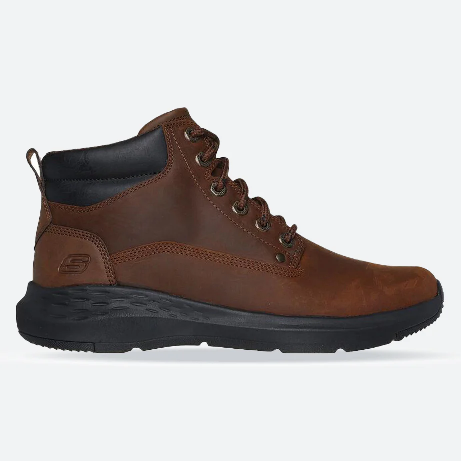 Men's Relaxed Fit Skechers 205175 Parson Ederic Boots - Brown