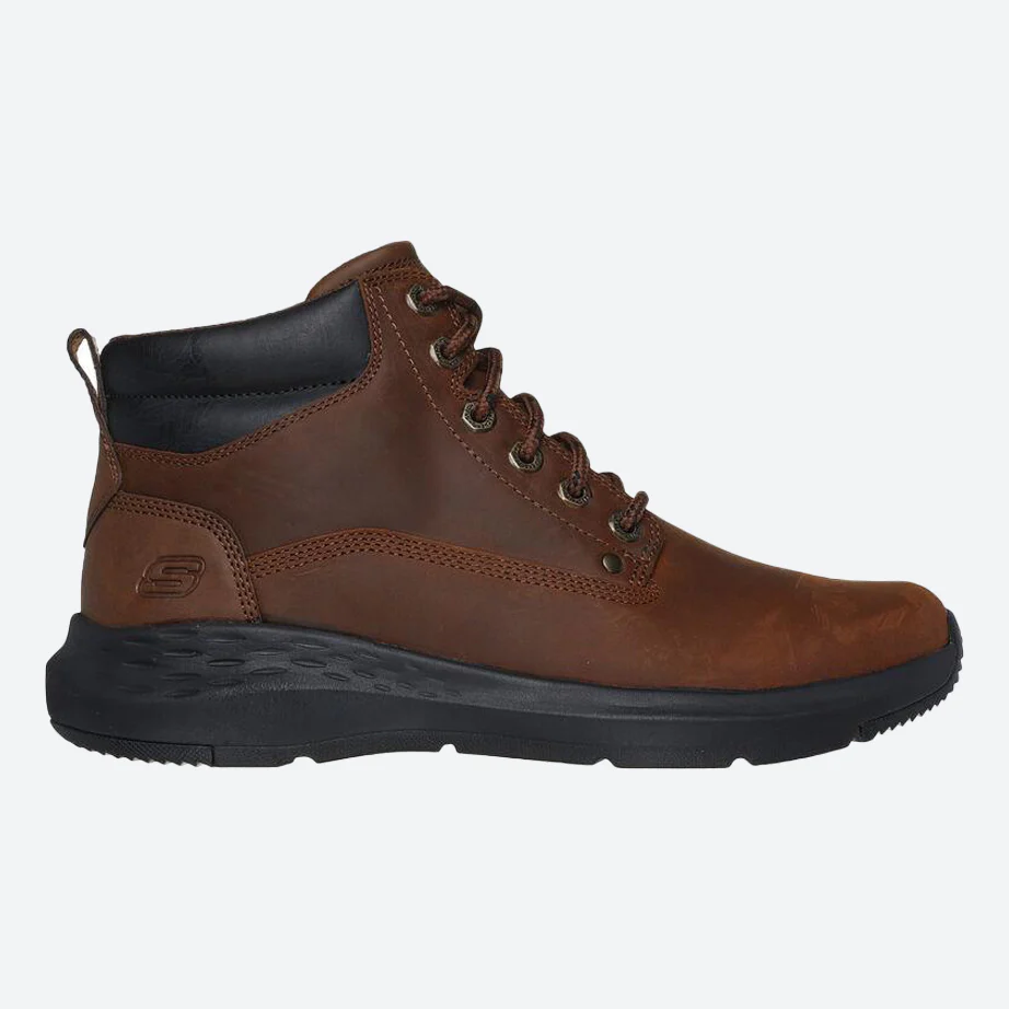 Men's Relaxed Fit Skechers 205175 Parson Ederic Boots - Brown - Image 2