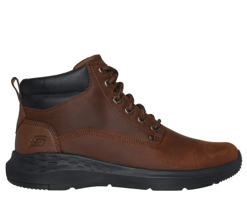 Men's Relaxed Fit Skechers 205175 Parson Ederic Boots - Brown - Image 3