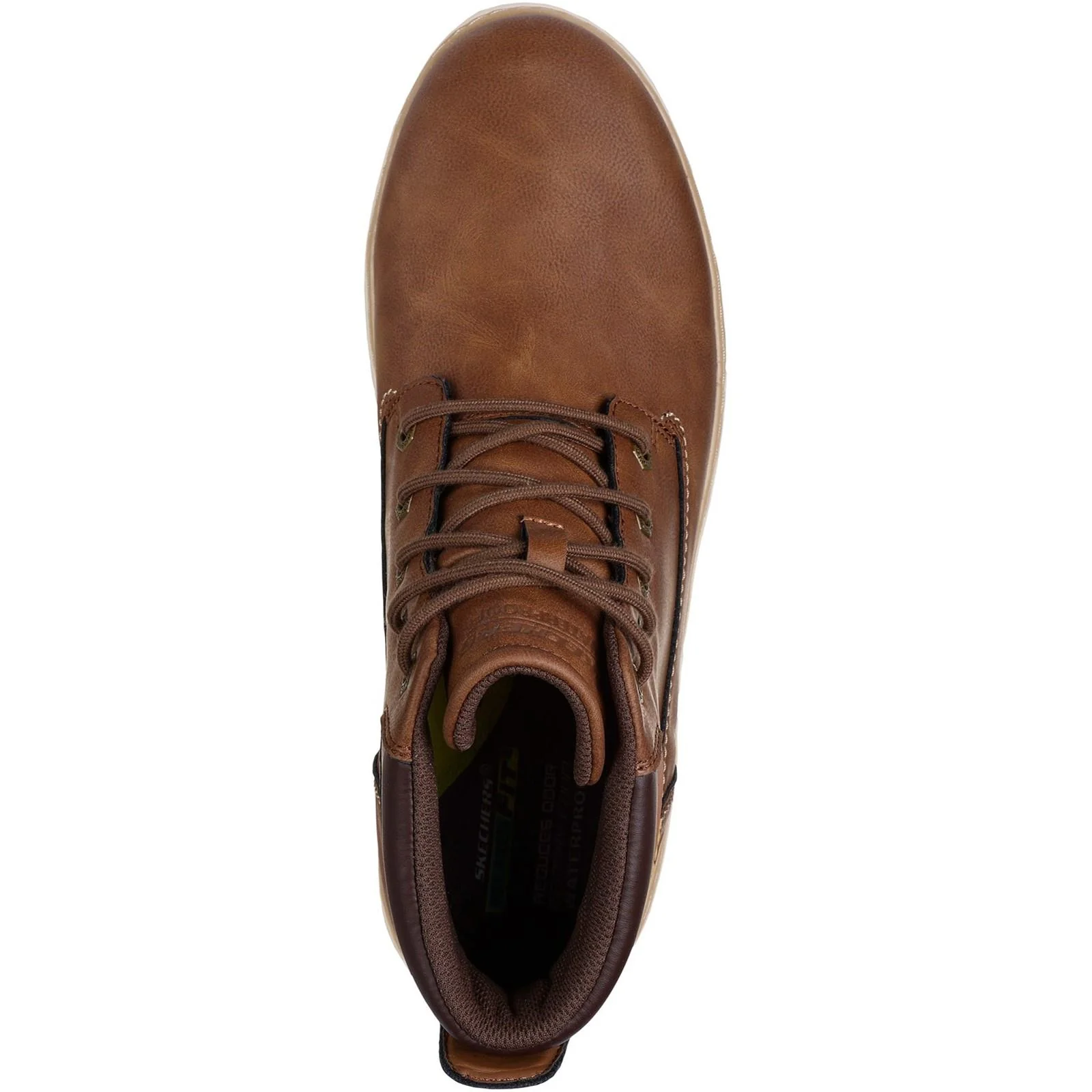 Men's Relaxed Fit Skechers 205235 Garlan Deno Waterproof Boots - Image 5