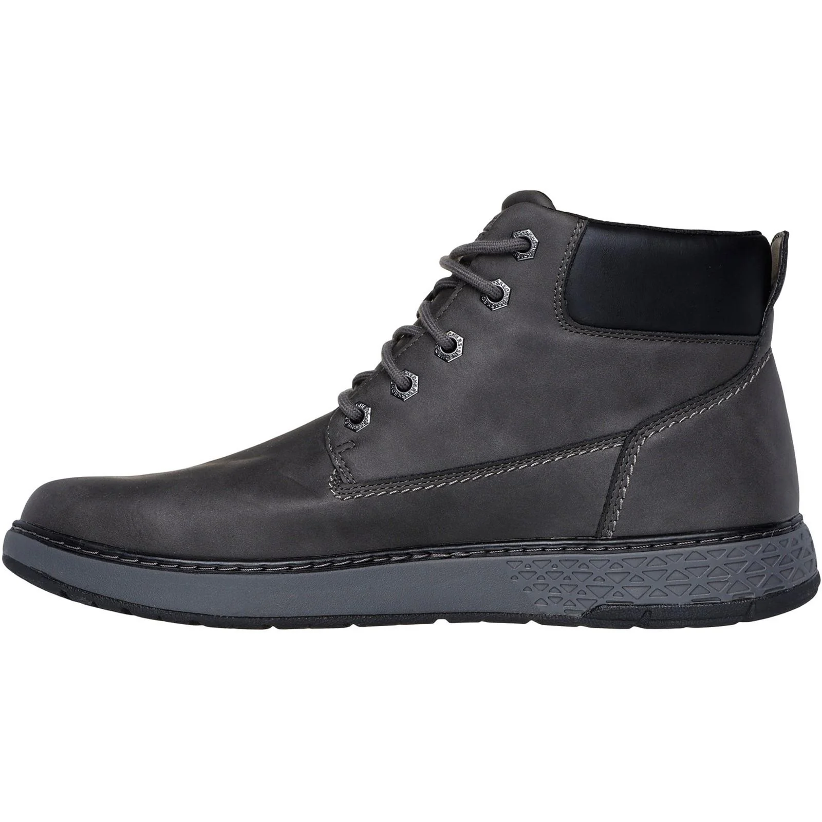Men's Relaxed Fit Skechers 205235 Garlan Deno Waterproof Boots - Image 9