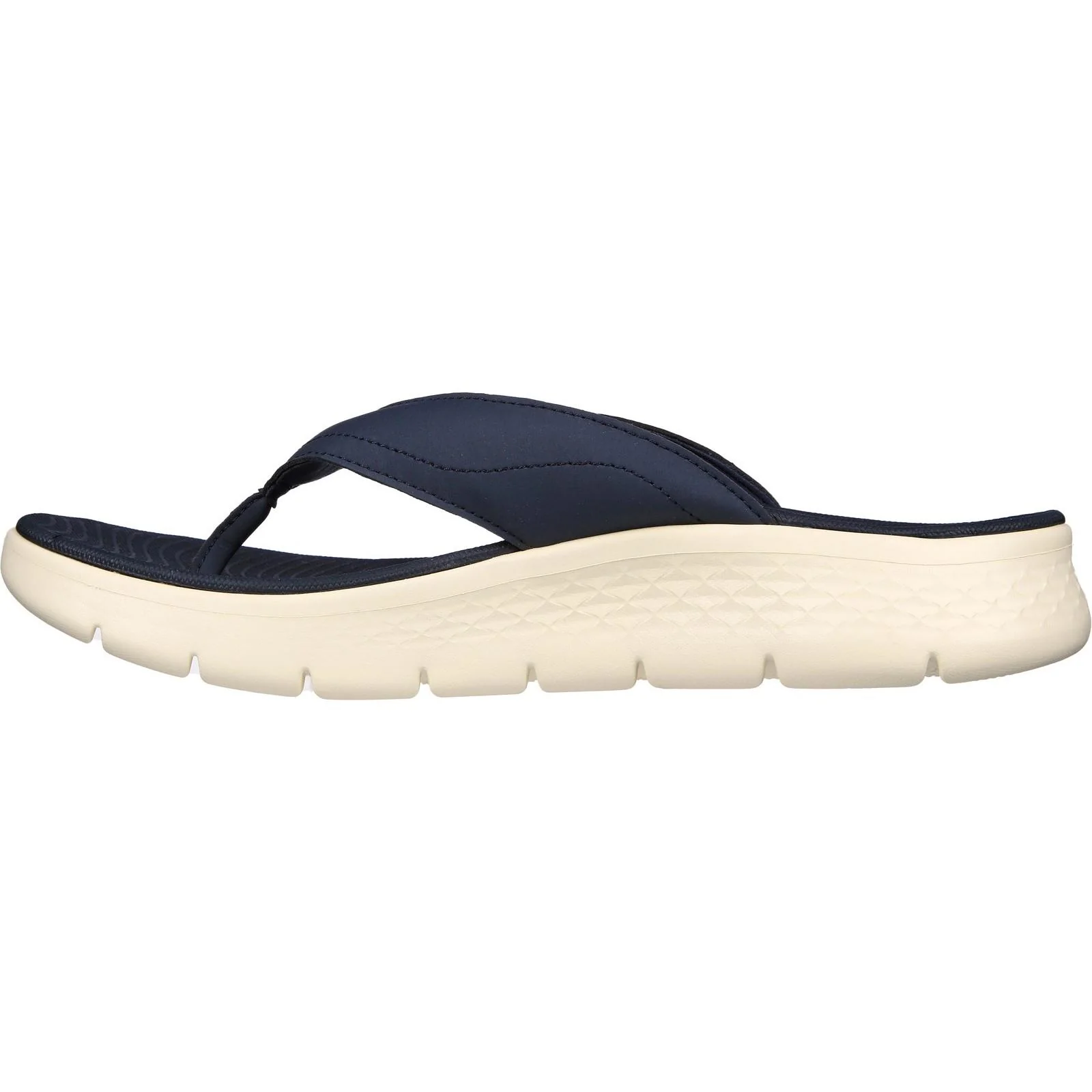 Men's Relaxed Fit Skechers 229202 Go Walk Flex Vallejo Sandals - Navy - Image 4