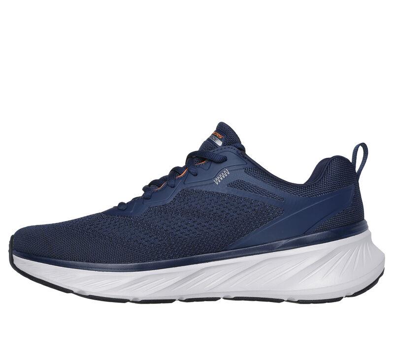 Men's Relaxed Fit Skechers 232836 Edgeride Exxo Trainers - Navy Orange - Image 4