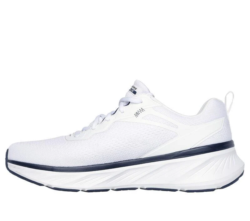 Men's Relaxed Fit Skechers 232836 Edgeride Exxo Trainers - White Navy - Image 5