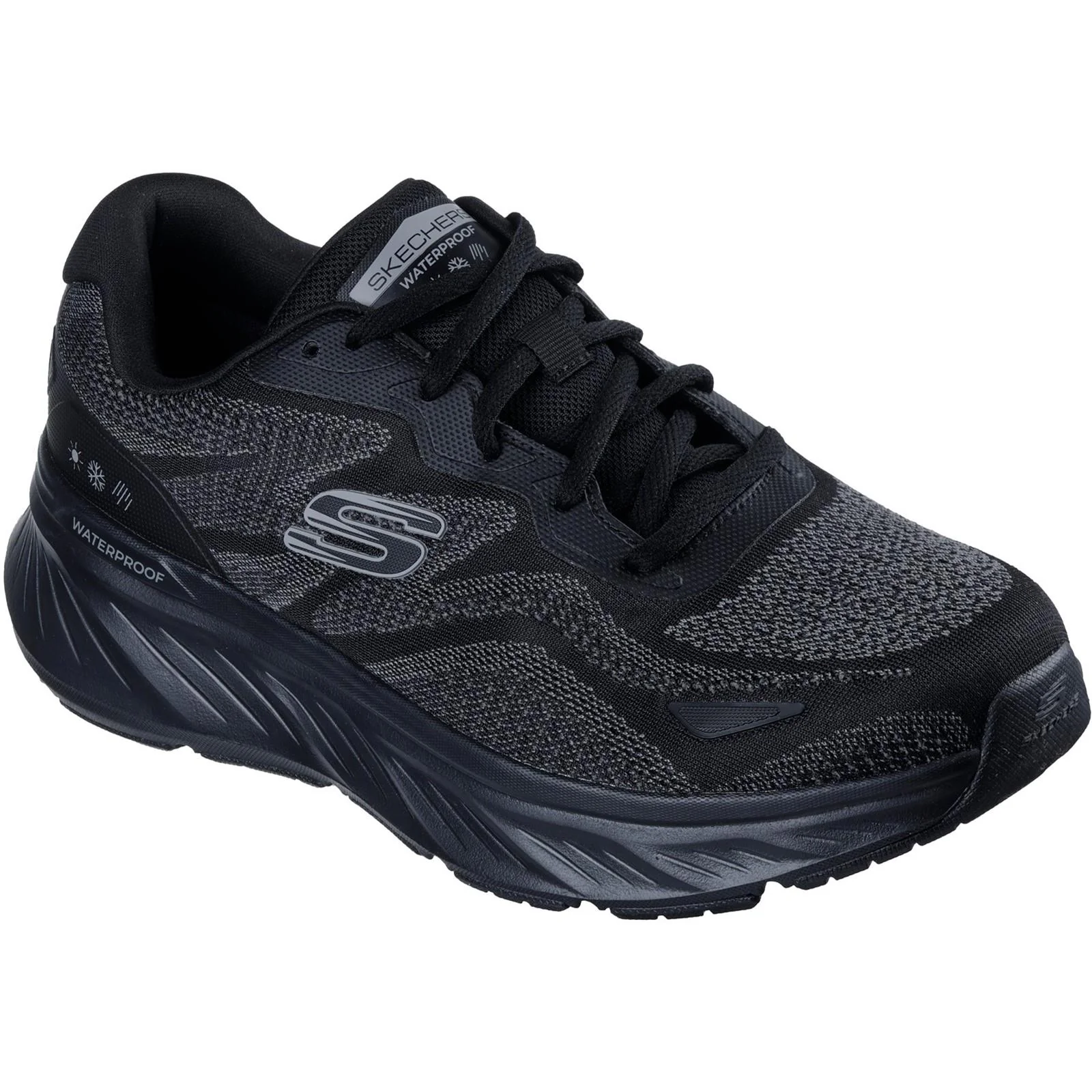 Men's Relaxed Fit Skechers 232842 Waterproof Edgeride Konzo Trainers - Image 3