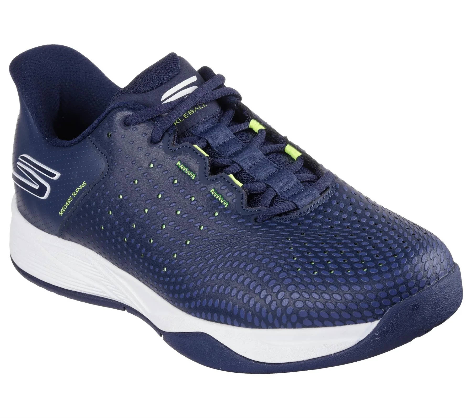 Men's Relaxed Fit Skechers 246101 Slip-ins Viper Court Reload Trainers - Image 3