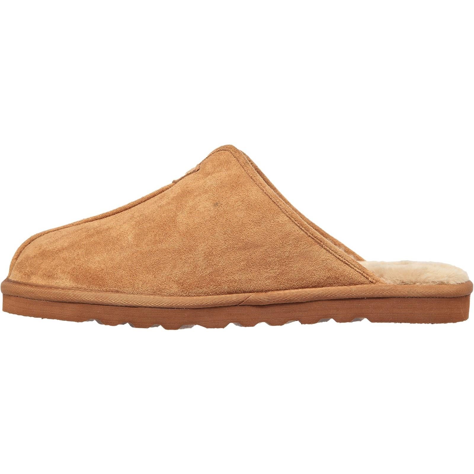 Men's Relaxed Fit Skechers 66094 Renten Palco Slippers - Tan - Image 4