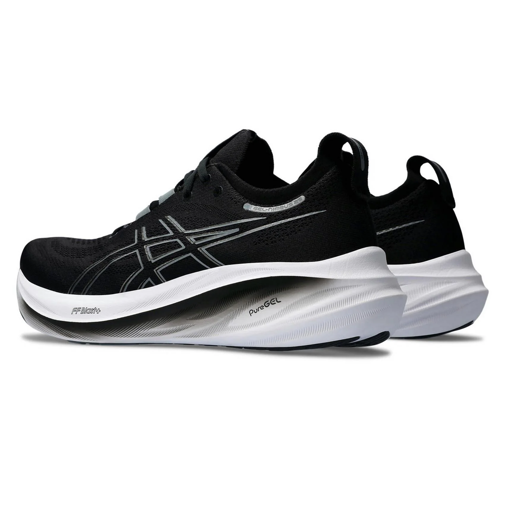 Men's Wide Fit Asics Gel Nimbus 26 Running Trainers - Image 5
