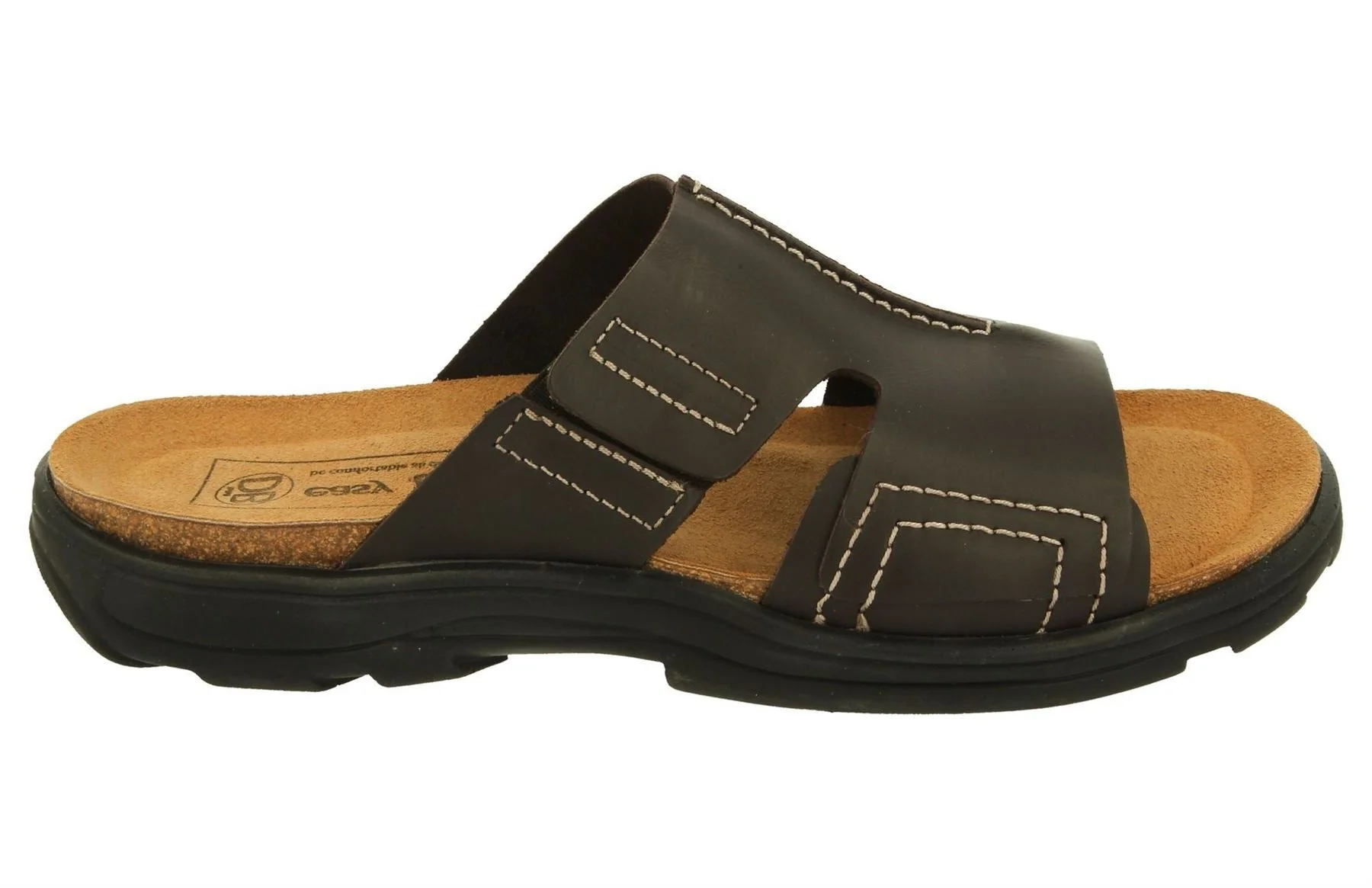 Men's Wide Fit DB Adam Mule Sandals - Image 2