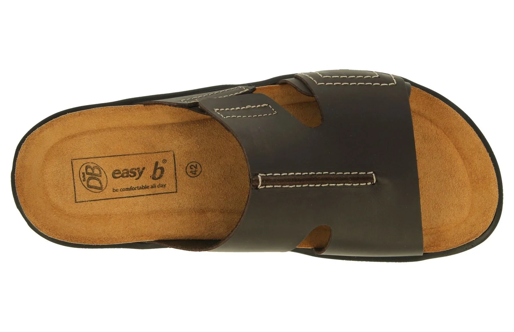 Men's Wide Fit DB Adam Mule Sandals - Image 5