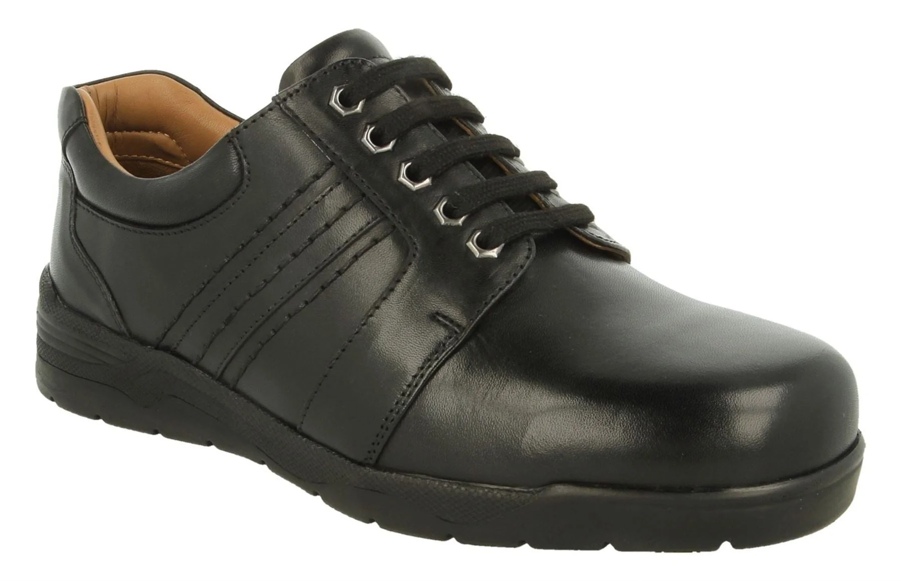 Mens Wide Fit DB Derek Shoes - Image 4