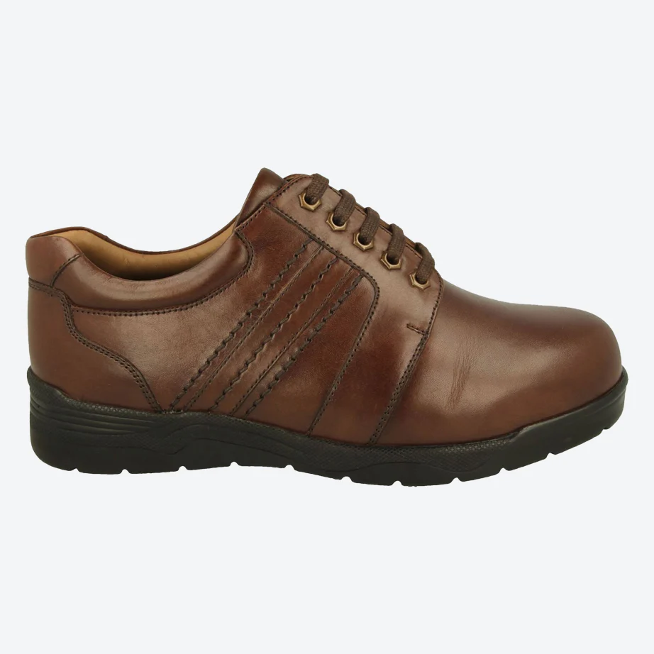 Mens Wide Fit DB Derek Shoes - Image 6
