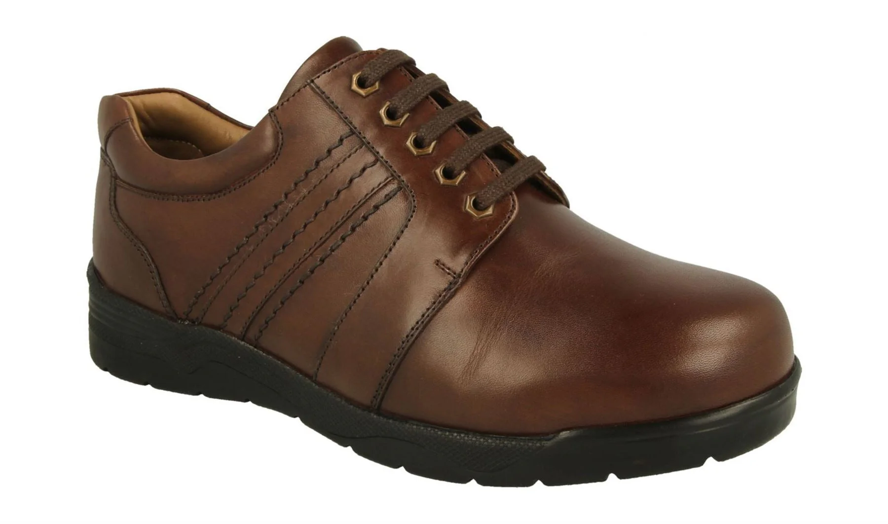 Mens Wide Fit DB Derek Shoes - Image 8