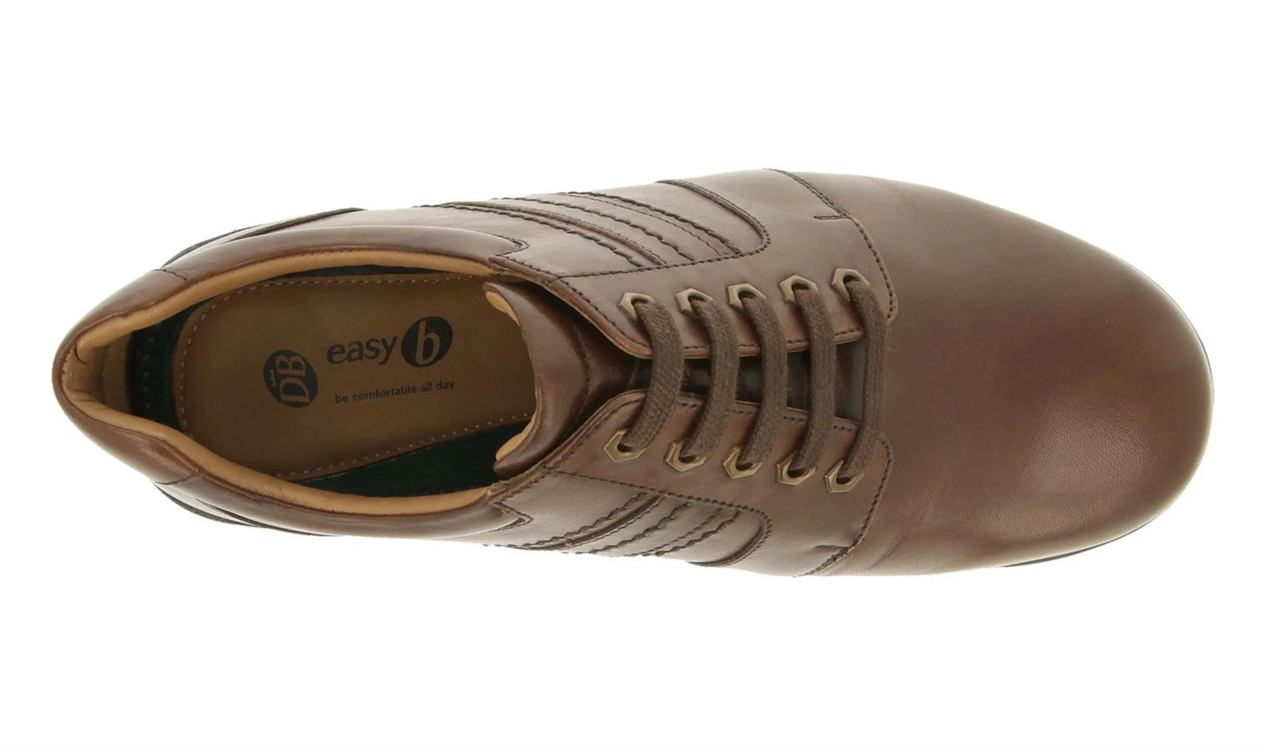 Mens Wide Fit DB Derek Shoes - Image 9