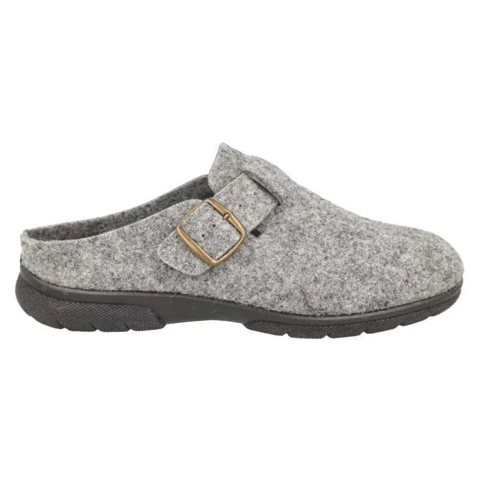 Men's Wide Fit DB Skyfall Mule Buckle Slippers - Image 6