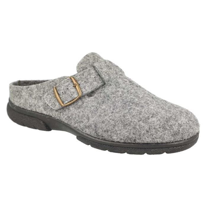 Men's Wide Fit DB Skyfall Mule Buckle Slippers - Image 7