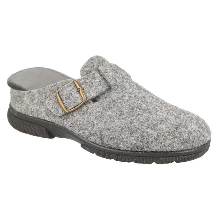 Men's Wide Fit DB Skyfall Mule Buckle Slippers - Image 8