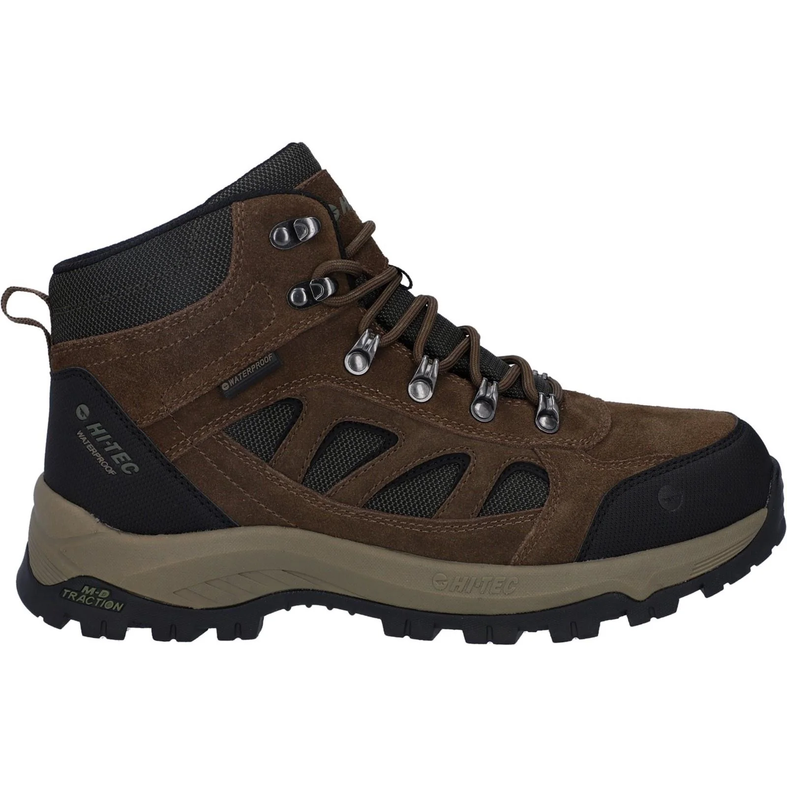 Men's Wide Fit Hi-Tec Bandera Expedition Mid Hiking Waterproof Boots - Image 2