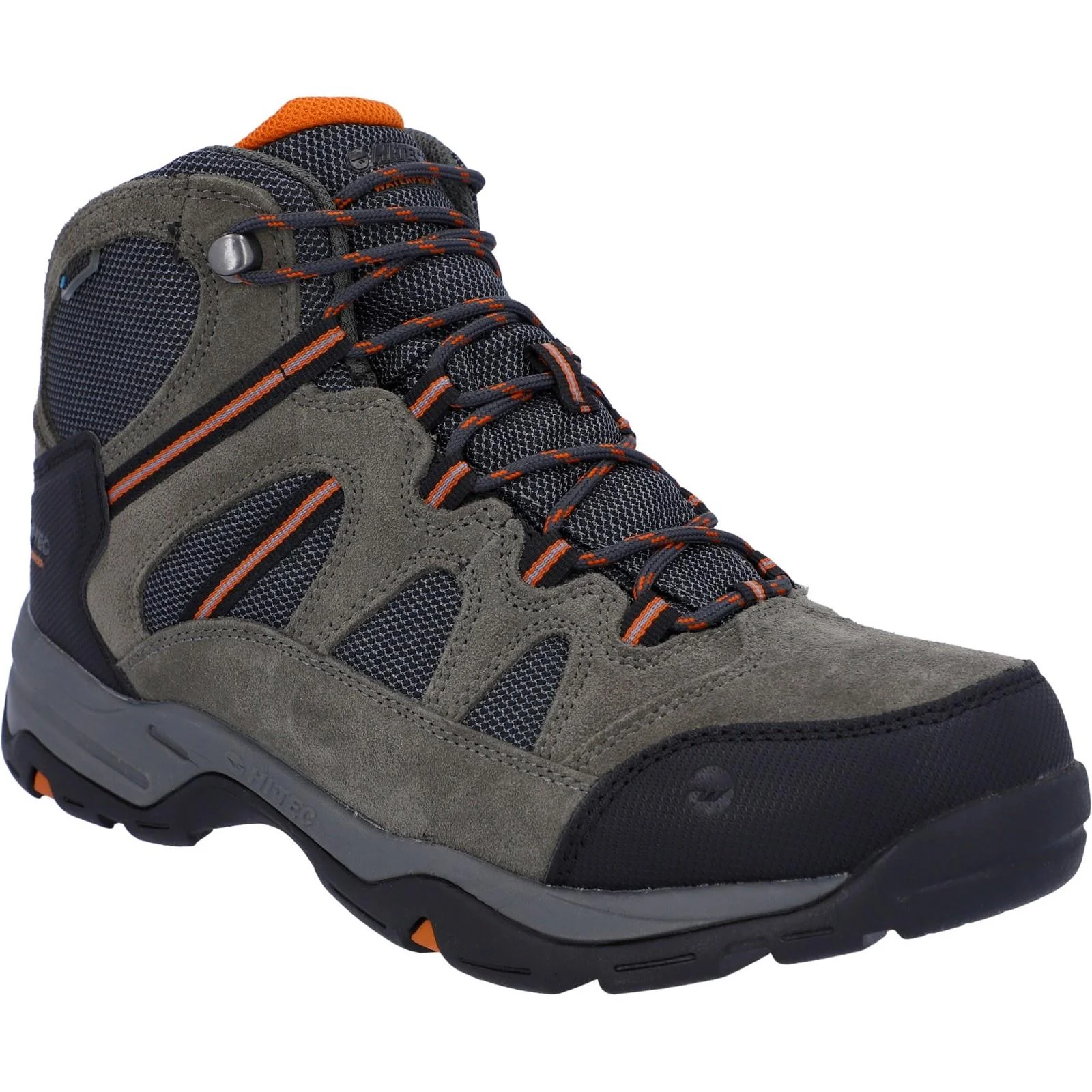 Men's Wide Fit Hi-Tec Bandera II Hiking Boots - Charcoal/Graphite - Image 3