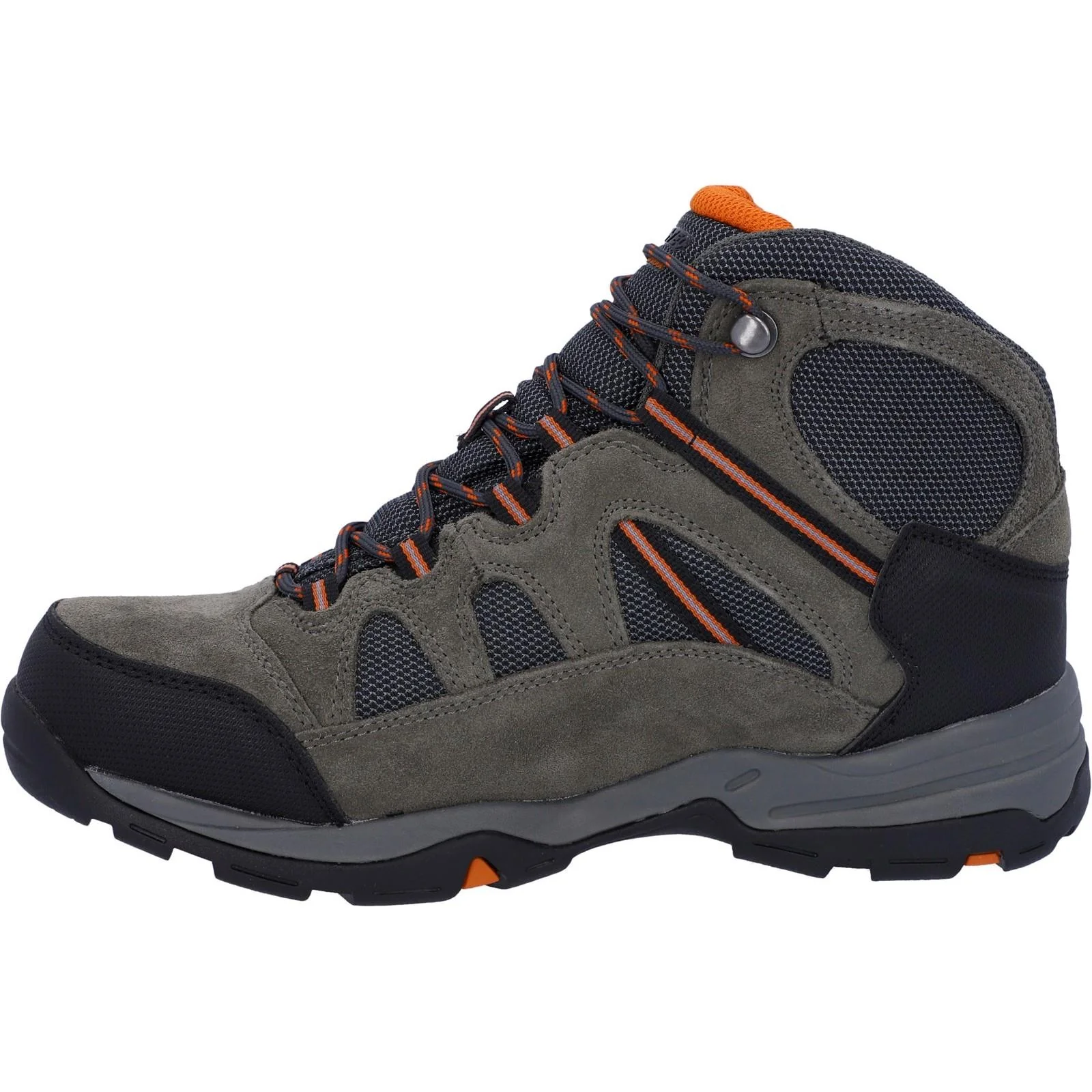 Men's Wide Fit Hi-Tec Bandera II Hiking Boots - Charcoal/Graphite - Image 4