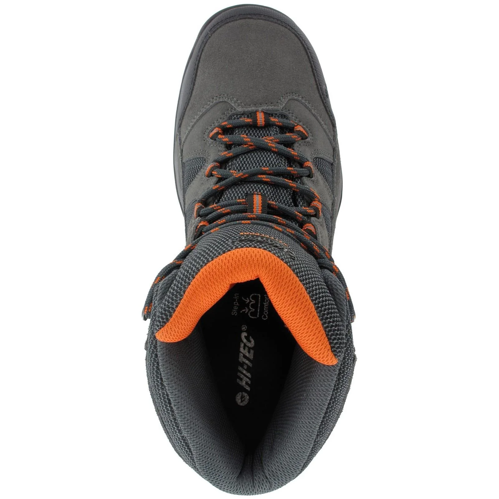 Men's Wide Fit Hi-Tec Bandera II Hiking Boots - Charcoal/Graphite - Image 5