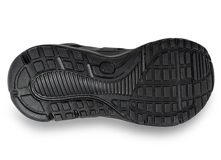 Mens Wide Fit I-Runner Elite Walking Slip On Velcro Trainers - Image 5