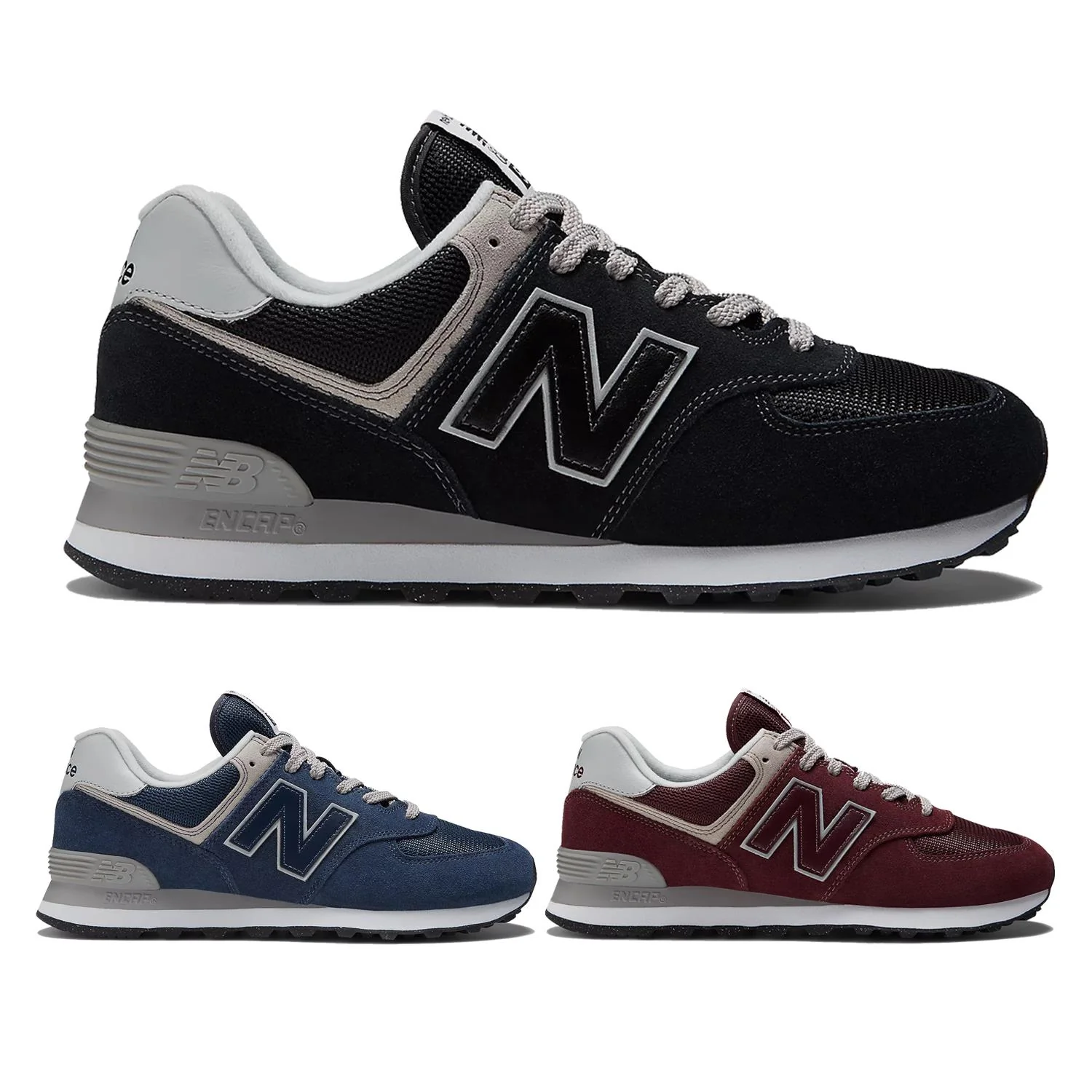 Men's Wide Fit New Balance ML574 Walking/Running Trainers - Exclusive ENCAP - Image 48