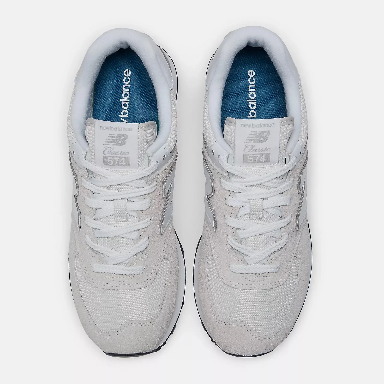 Men's Wide Fit New Balance ML574EVW Walking/Running Trainers - Exclusive - Nimbus Cloud/White ENCAP Width 4E - Image 6