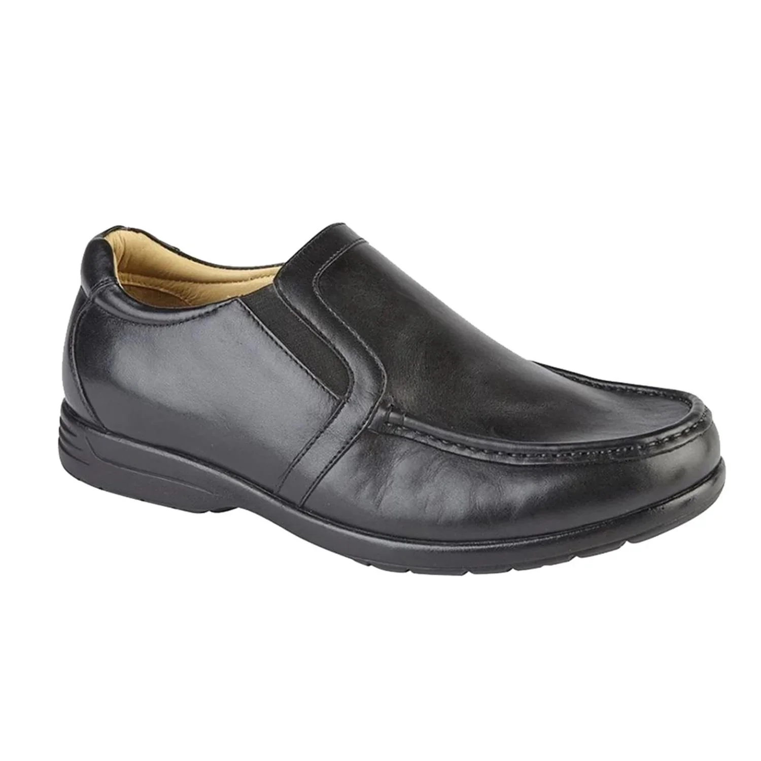 Men's Wide Fit Roamers M984 A Slip On Shoes - Image 3