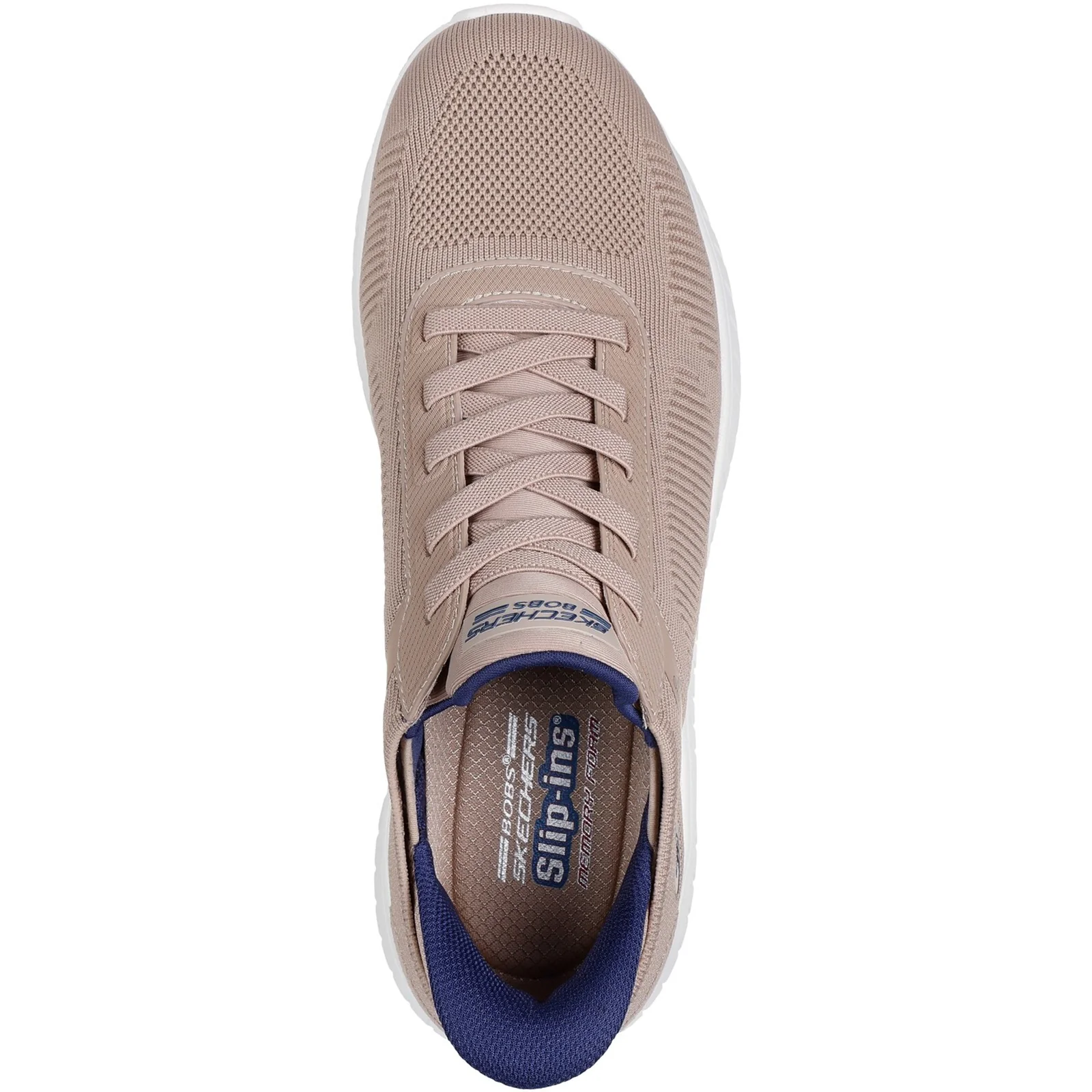 Men's Wide Fit Skechers 118312 Slip-ins Bobs Sport Squad Chaos Solid Step Trainers - Image 11