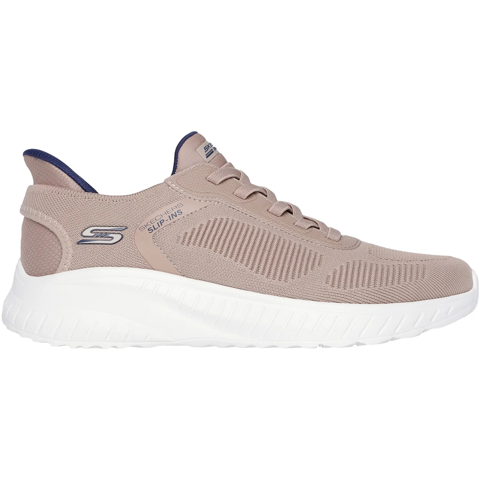 Men's Wide Fit Skechers 118312 Slip-ins Bobs Sport Squad Chaos Solid Step Trainers - Image 8