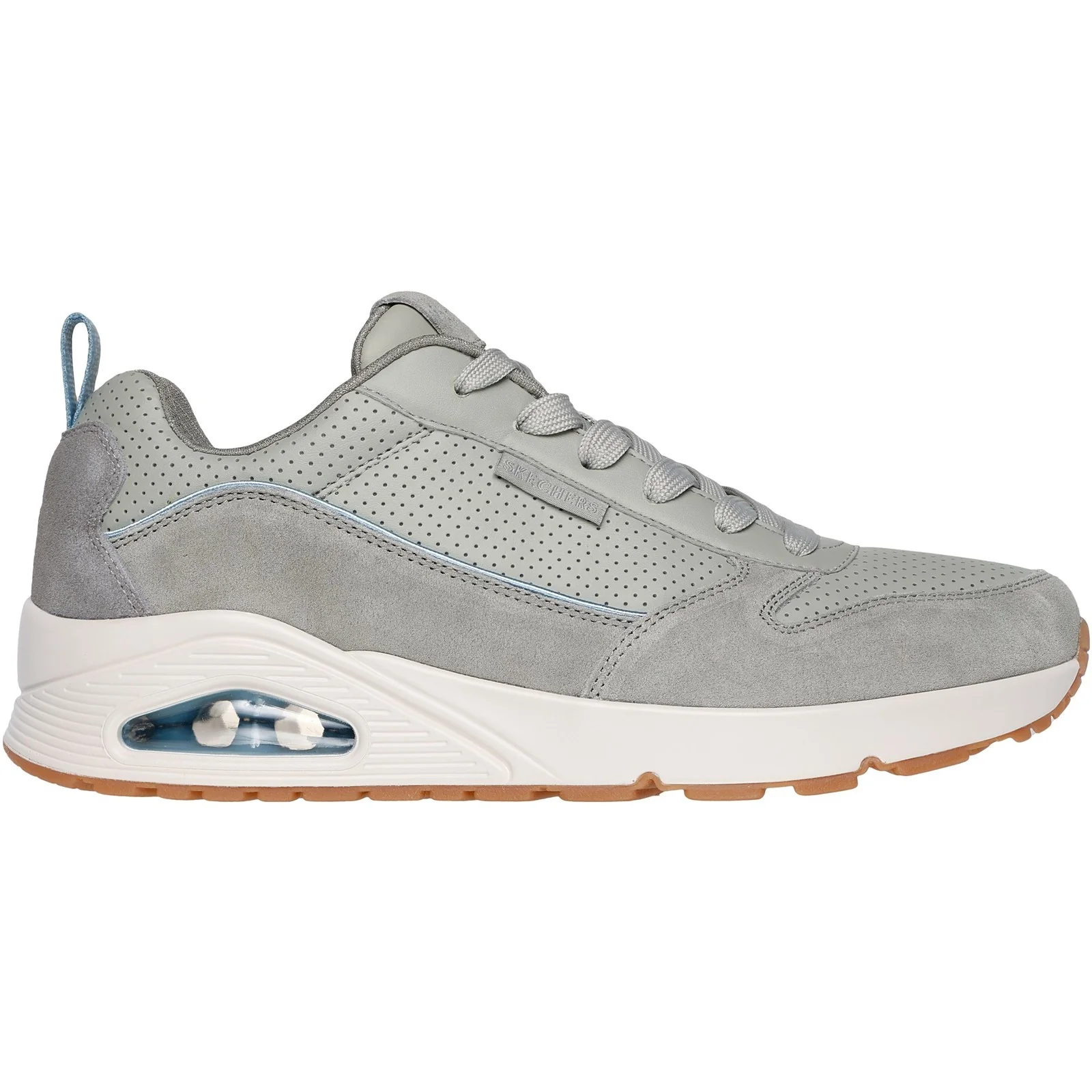 Men's Wide Fit Skechers 183011 Uno Stacre 2.0 Trainers - Image 7