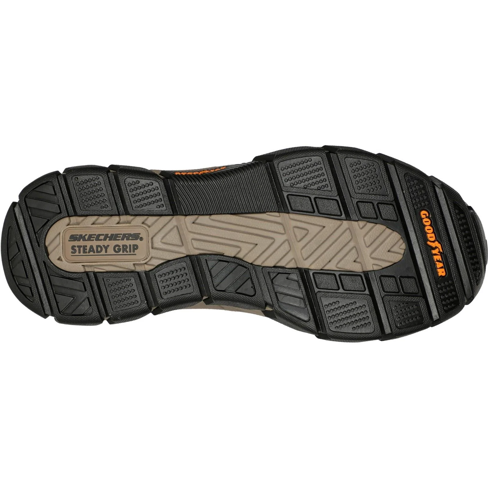 Men's Wide Fit Skechers 204810 Respected Elgin Trainers - Dark Brown - Image 6