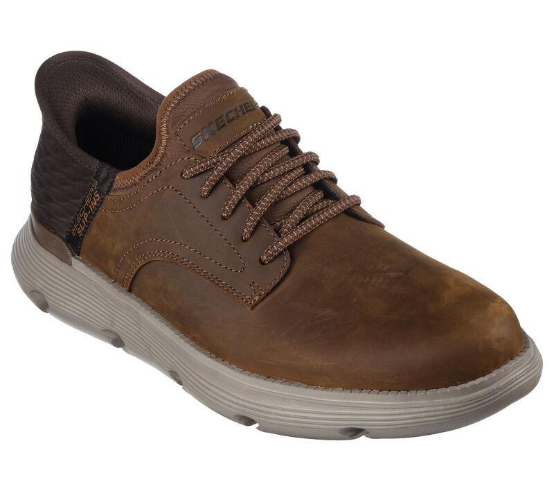 Men's Wide Fit Skechers 205046W Slip-ins Garza Gervin Trainers - Brown - Image 3
