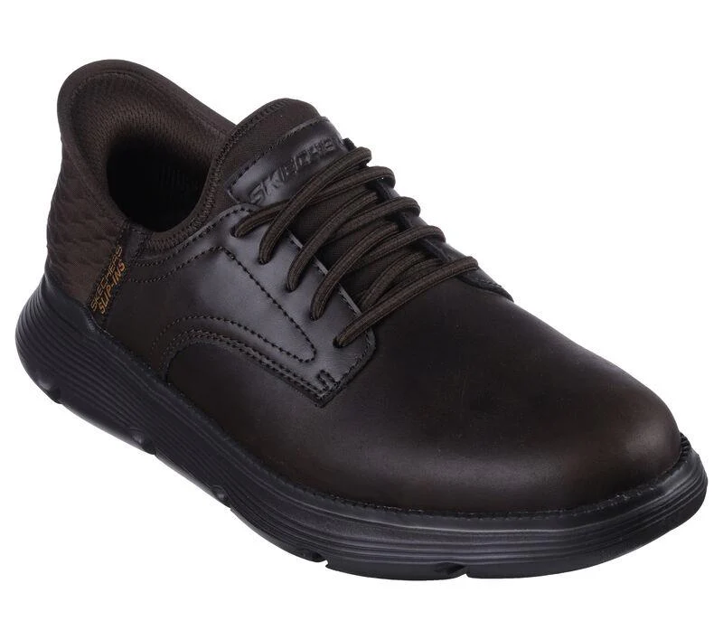 Men's Wide Fit Skechers 205046 Slip-ins Garza Gervin Trainers - Chocolate - Image 3