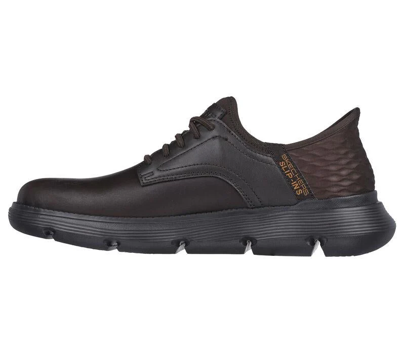 Men's Wide Fit Skechers 205046 Slip-ins Garza Gervin Trainers - Chocolate - Image 4