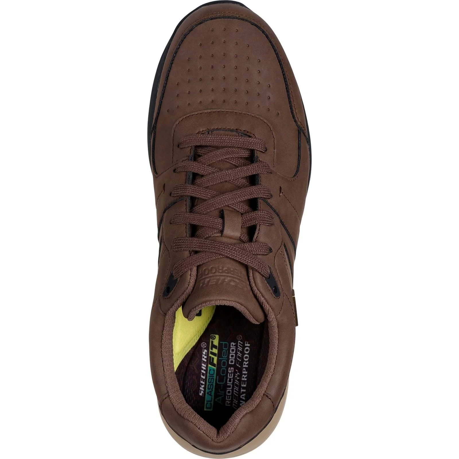 Men's Wide Fit Skechers 205236 Waterproof Netson Trainers - Image 10
