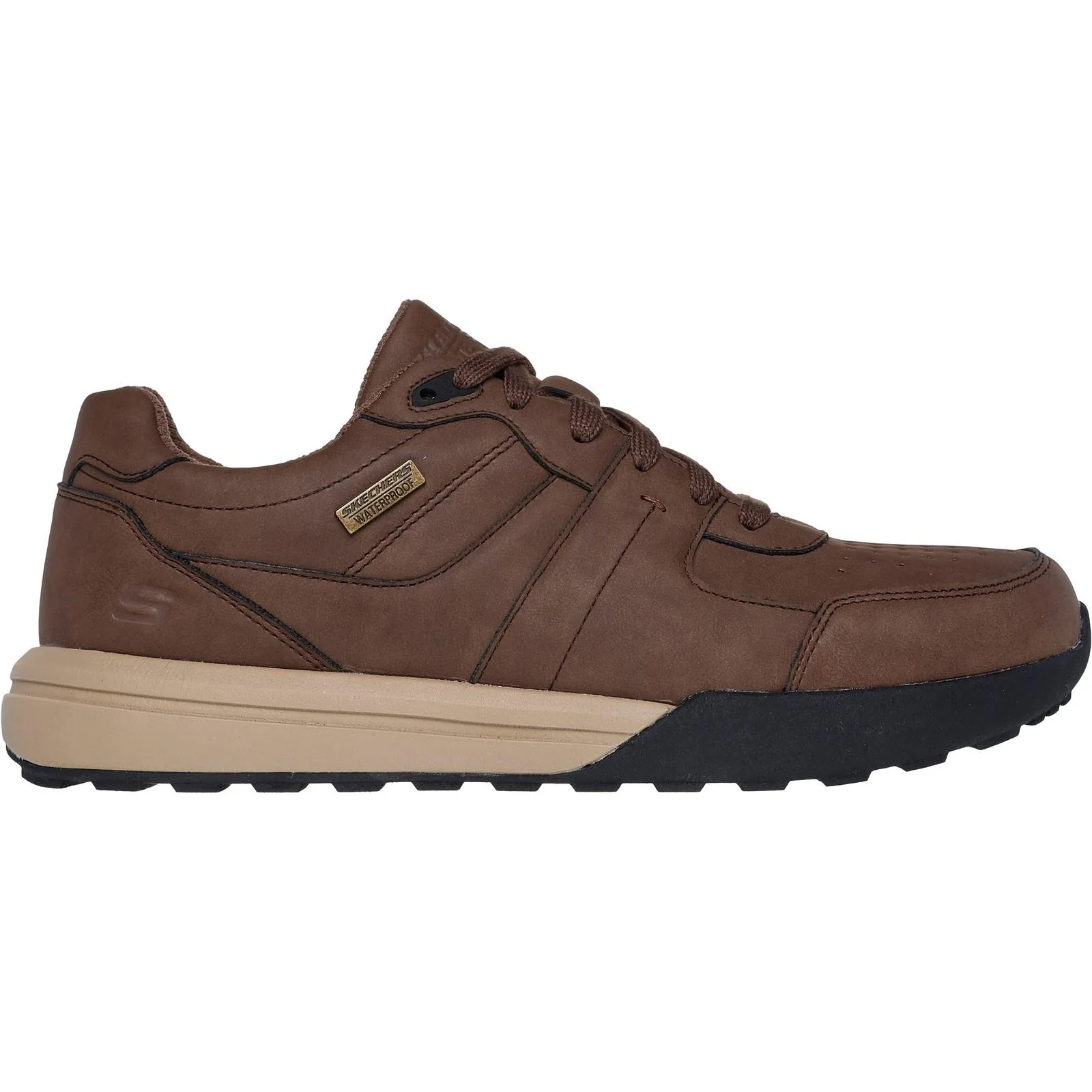 Men's Wide Fit Skechers 205236 Waterproof Netson Trainers - Image 7