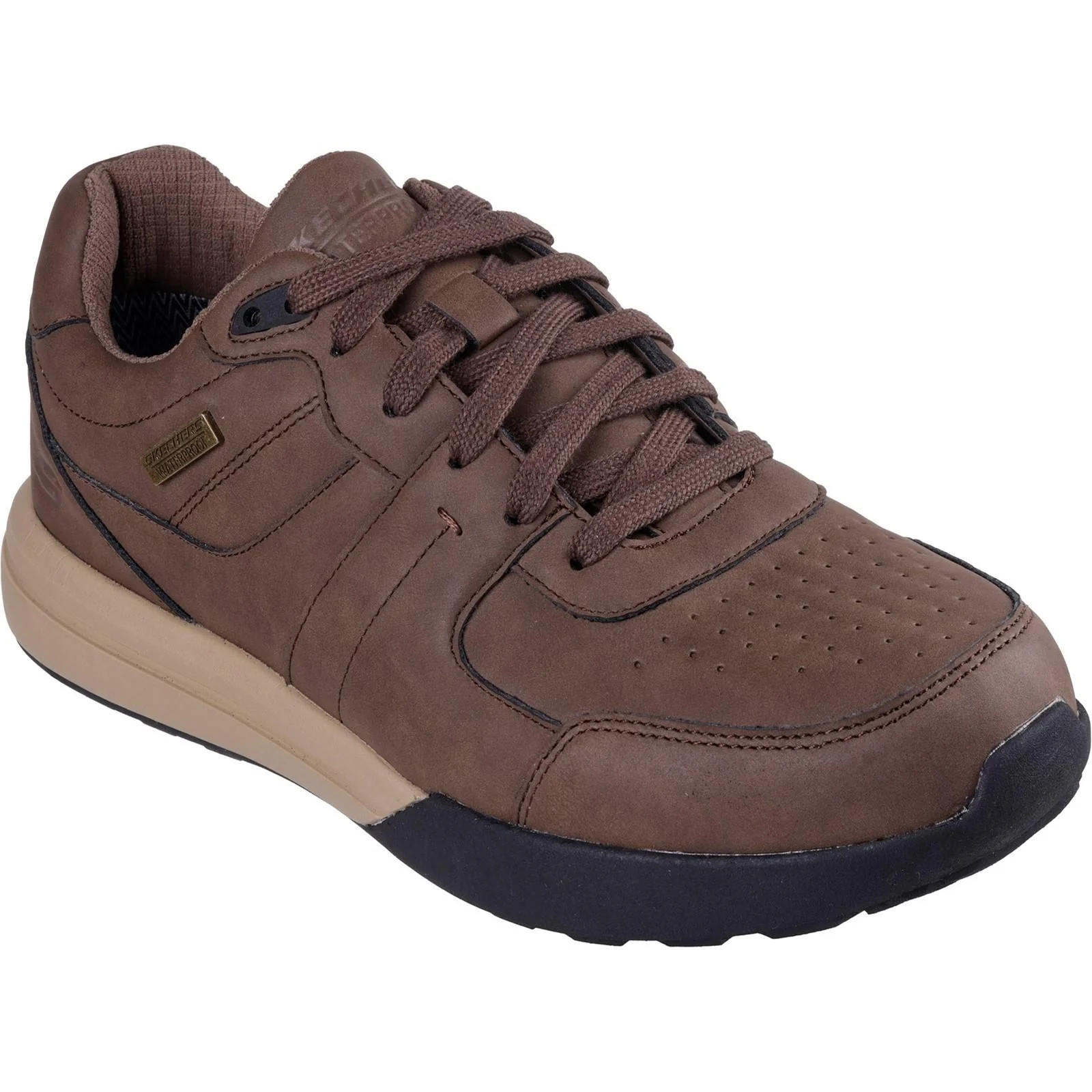 Men's Wide Fit Skechers 205236 Waterproof Netson Trainers - Image 8