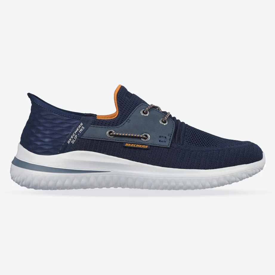 Men's Wide Fit Skechers 210606 Slip-ins Delson 3.0 Roth Trainers